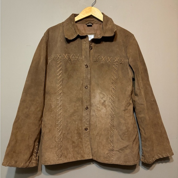 RTG LEATHER & SUEDES Vintage Leather Jacket & Pants 2-Piece Set - Picture 3 of 16